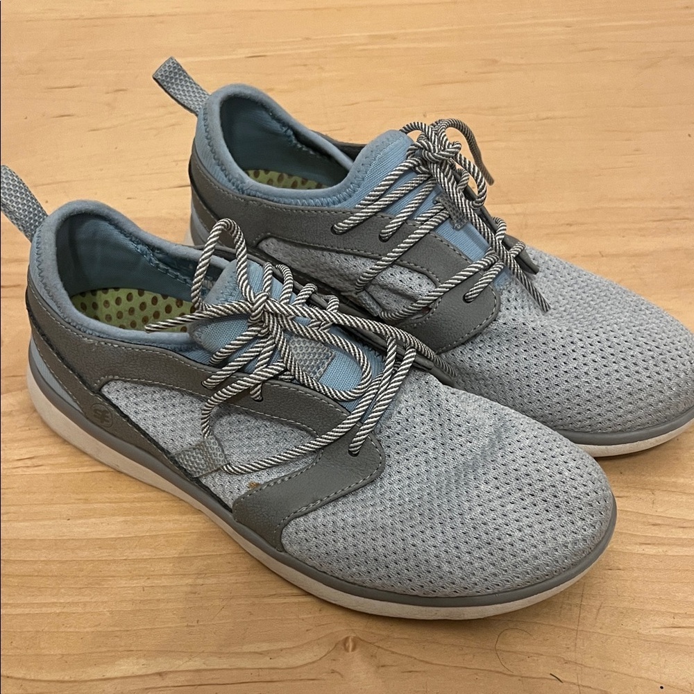 Women’s light Blue shoes with superfeet insoles
